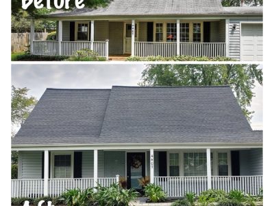 Before and After Roof Replacement