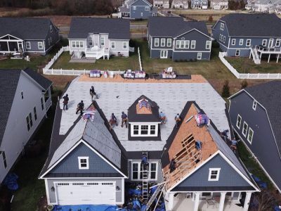 New Home Roof Installation